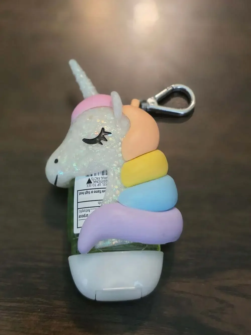 BBW Glitter Unicorn PocketBac Hand Sanitizer Holder + Juicy Watermelon Sanitizer